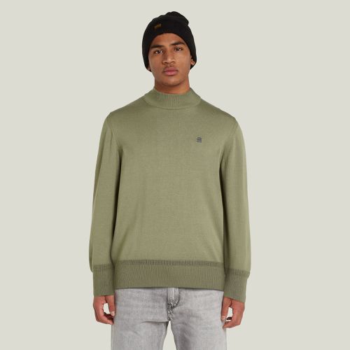 Core Mock Knitted Sweater - - Men - G-Star RAW - Modalova