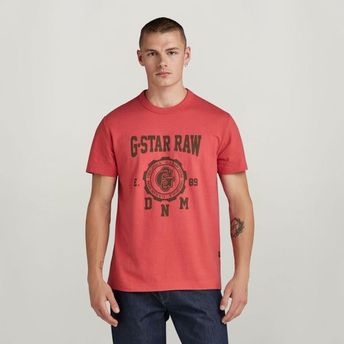 Collegic T-Shirt - Red - Men - G-Star RAW - Modalova