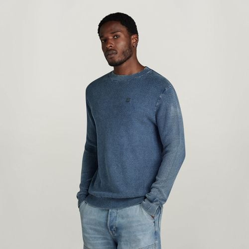 Indigo Moss Knitted Sweater - Men - G-Star RAW - Modalova