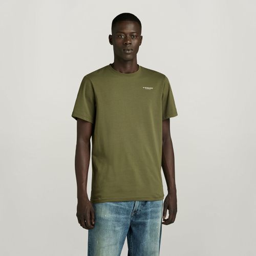 Camiseta Slim Base - Verde - Hombre - G-Star RAW - Modalova