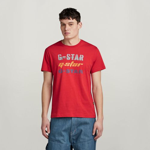 Triple Logo Graphic T-Shirt - Men - G-Star RAW - Modalova