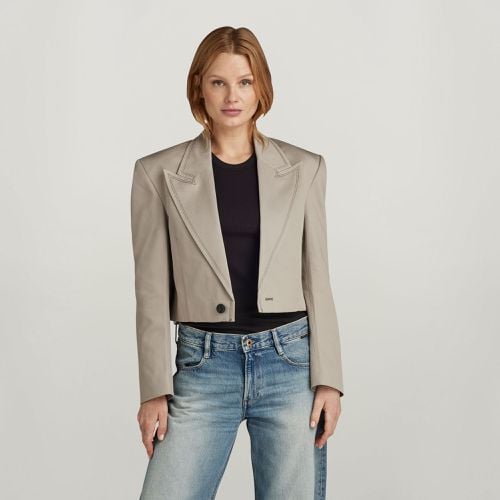 Cropped Blazer - Grey - Women - G-Star RAW - Modalova