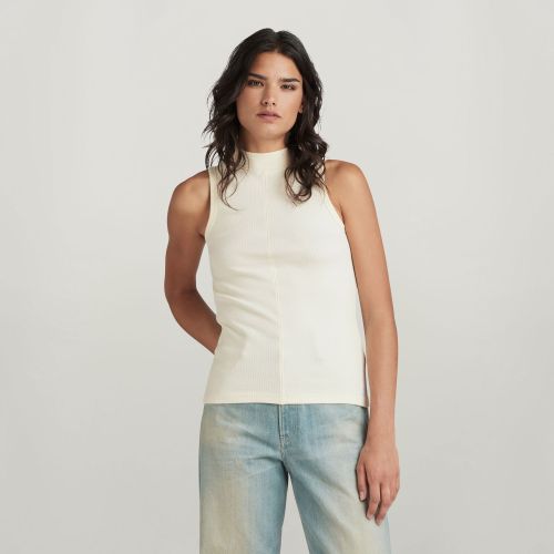 Top Open Back Mock Slim - Mujer - G-Star RAW - Modalova