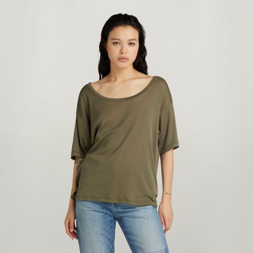 Back Seam Loose Top - Green - Women - G-Star RAW - Modalova