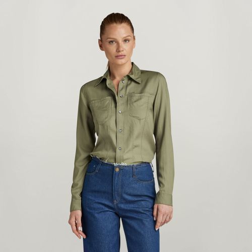 Camisa Fitted - Verde - Mujer - G-Star RAW - Modalova