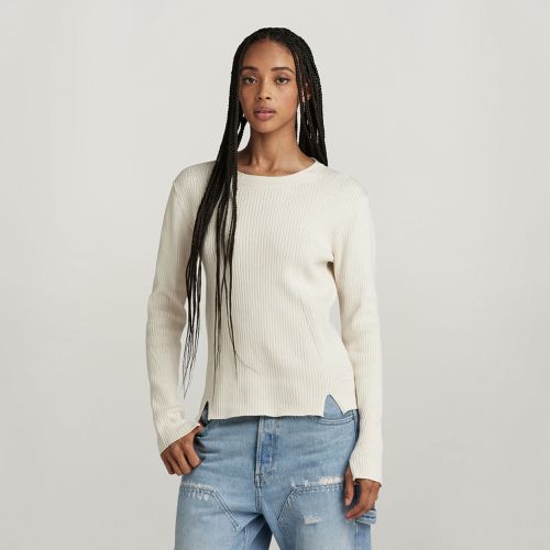 Ribbed Jumper - Beige - Women - G-Star RAW - Modalova