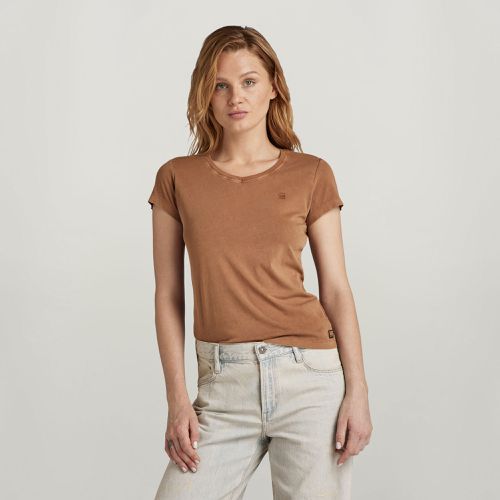 Top Overdyed Eyben Slim V-Neck 2.0 - Mujer - G-Star RAW - Modalova