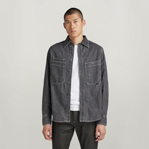 Nimes Regular Shirt - Grey - Men - G-Star RAW - Modalova