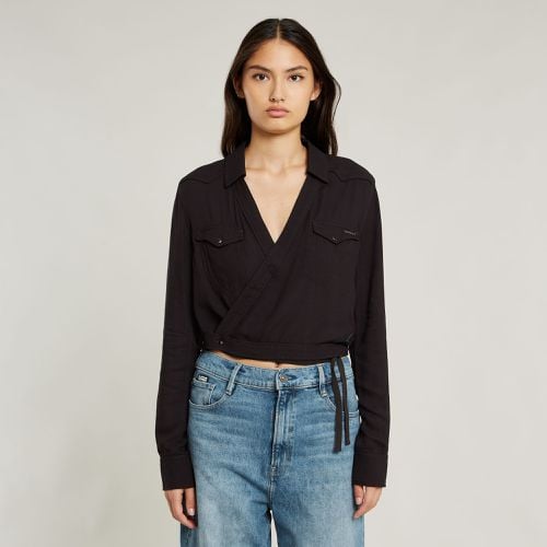 Tacoma Wrap Shirt - Black - Women - G-Star RAW - Modalova