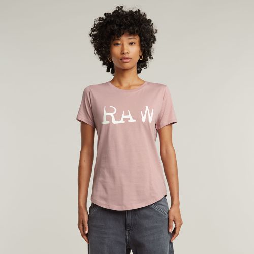 Top RAW Optic Slim - Rosa - Mujer - G-Star RAW - Modalova