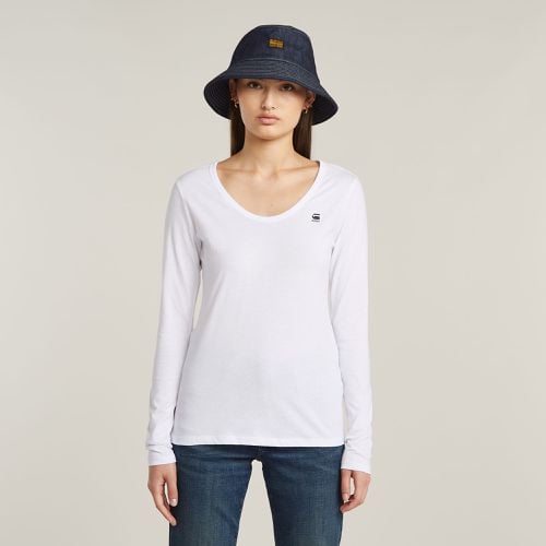 Top Slim - Blanco - Mujer - G-Star RAW - Modalova