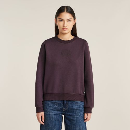 Logo Crew Sweater - Purple - Women - G-Star RAW - Modalova