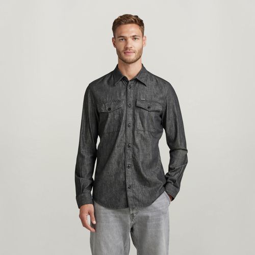 Camisa Marine Slim - Negro - Hombre - G-Star RAW - Modalova