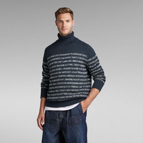 Unisex Jacquard Stripe Turtle Knit - Men - G-Star RAW - Modalova