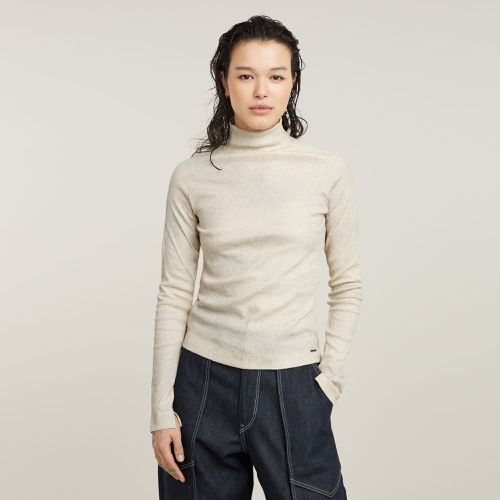 Coated Slim Rib Mock Top - Women - G-Star RAW - Modalova