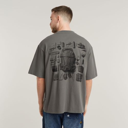 Knolling Back Graphic Boxy T-Shirt - Men - G-Star RAW - Modalova