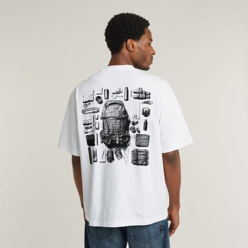 Knolling Back Graphic Boxy T-Shirt - Men - G-Star RAW - Modalova