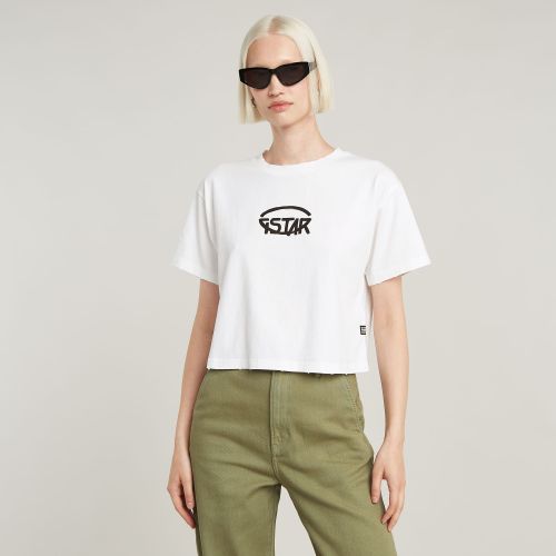 Cropped Logo Relaxed Top - Women - G-Star RAW - Modalova