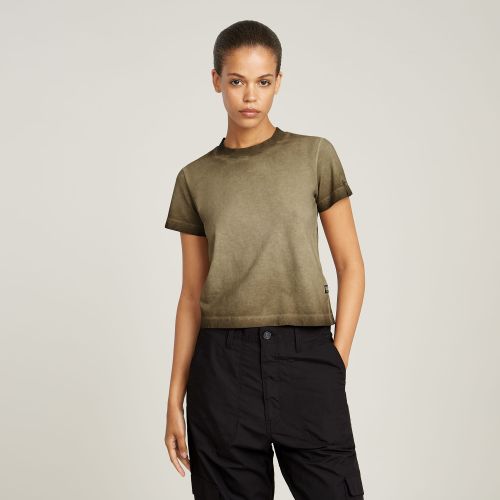 Top Overdyed Micro Boxy - Mujer - G-Star RAW - Modalova