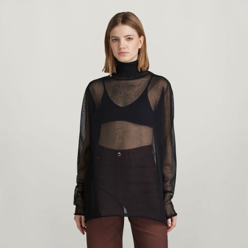 Jersey Sheer Loose Turtle Knitted - Mujer - G-Star RAW - Modalova