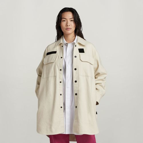 Oversized Overshirt - White - Women - G-Star RAW - Modalova