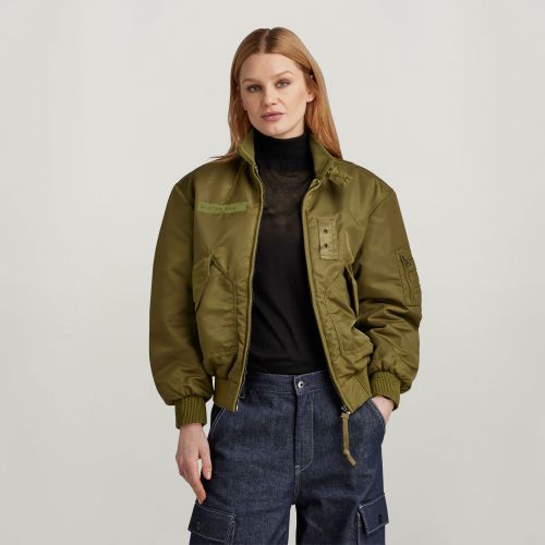 Nylon Bomber Jacket - Green - Women - G-Star RAW - Modalova