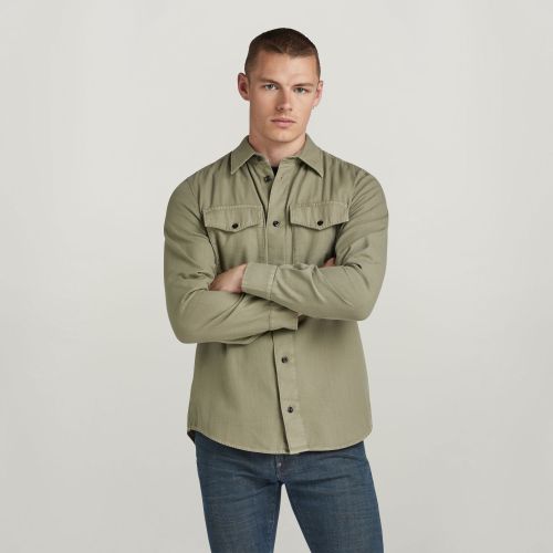 Camisa Marine Slim - Verde - Hombre - G-Star RAW - Modalova