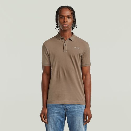 Oluv Slim Polo - Brown - Men - G-Star RAW - Modalova