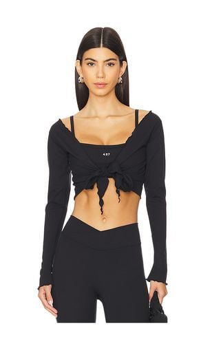 Top envolvente en color talla M en - Black. Talla M (también en S, XL, XS) - 437 - Modalova