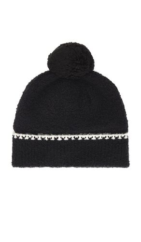 Gorro con detalle de pompón arya en color negro talla all en - Black. Talla all - 525 - Modalova