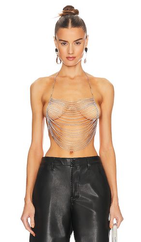 X revolve chain halter top in color metallic size all in - Metallic . Size all - 8 Other Reasons - Modalova