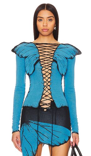 Butterfly top in color size M in - . Size M (also in S) - 1XBLUE - Modalova