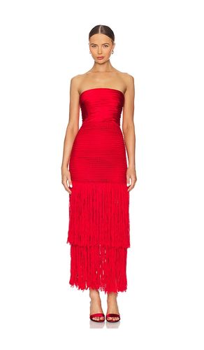 Vestido corsé draped en color talla 10 en - Red. Talla 10 (también en 2, 4, 8) - Alejandra Alonso Rojas - Modalova