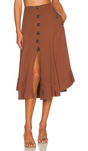 Falda courtney en color marrón talla L en - Brown. Talla L (también en M, S, XL, XS, XXS) - anna nata - Modalova