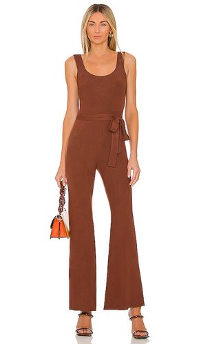 Genevieve flared jumpsuit en color talla XS en - Brown. Talla XS (también en L) - ALL THE WAYS - Modalova
