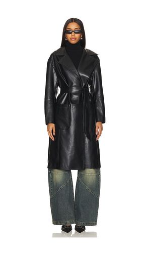 Claire Faux Leather Trench in . Taglia M, S, XL - ALL THE WAYS - Modalova