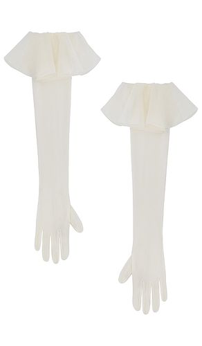 Ruby ruffle gloves in color size M in - . Size M (also in L, S, XL, XS) - Anna October - Modalova