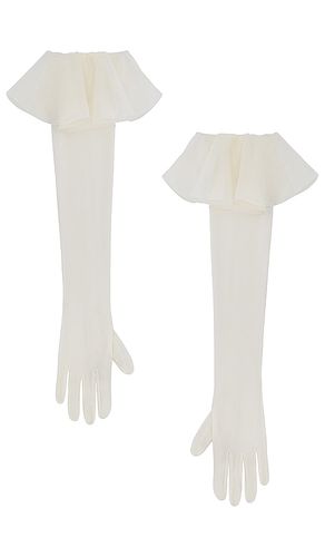 Ruby Ruffle Gloves in . Size L, S, XS - Anna October - Modalova