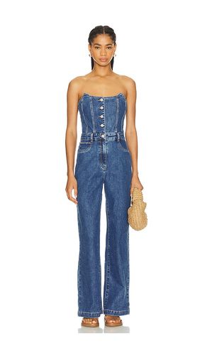 Viva jumpsuit en color azul talla M en - Blue. Talla M (también en S, XS) - Abrand - Modalova