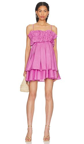 Penelope mini dress in color lavender size L in - Lavender. Size L (also in M) - Aureta. - Modalova