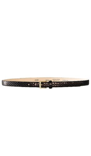 Cinturón con relieve de serpiente en color talla M/L en - Black. Talla M/L (también en XS/S) - AUREUM - Modalova