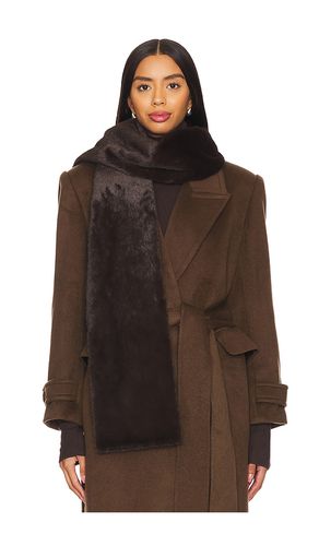 AEXAE SCHAL FAUX FUR in Brown - AEXAE - Modalova