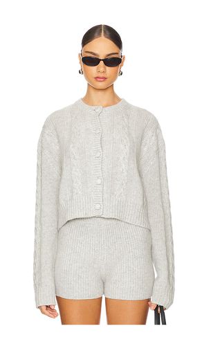 Cashmere cable knit jumper en color claro talla L en - Light Grey. Talla L (también en M, S, XS) - AEXAE - Modalova