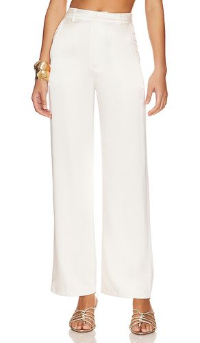 Pantalones de seda en color talla L en - White. Talla L (también en M, S, XS) - AEXAE - Modalova