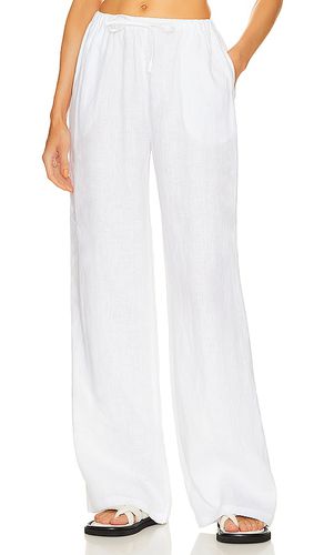 Pantalón con trabillas drawstring en color talla L en - White. Talla L (también en M, XL, XS) - AEXAE - Modalova