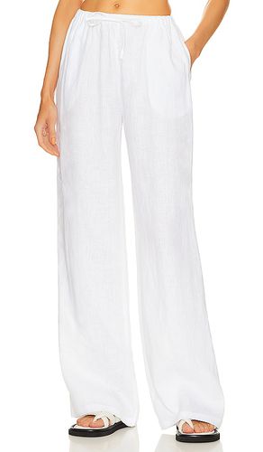 Pantalón con trabillas drawstring en color talla M en - White. Talla M (también en S, XL, XS) - AEXAE - Modalova