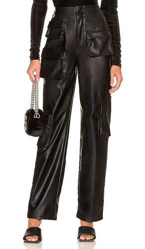 Pantalones de cuero vegano sigmund en color talla 25 en - Black. Talla 25 (también en 26, 27, 28, 29, 30, 31, 32) - AFRM - Modalova