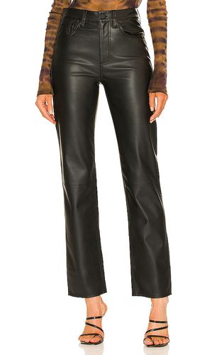 Alexxis faux leather straight in color black size 32 in - Black. Size 32 (also in 33) - AG Jeans - Modalova