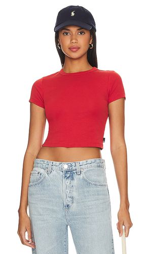 Camiseta cuello redondo emily en color rojo talla L en - Red. Talla L (también en XS) - AG Jeans - Modalova