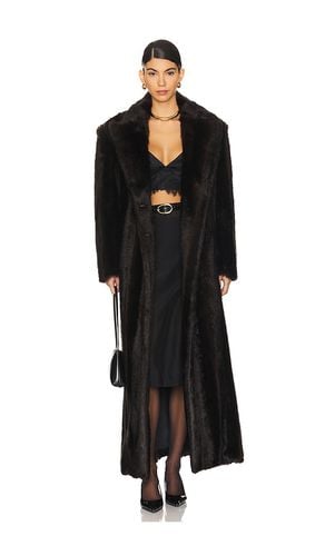 Marzia Faux Fur Coat in . Size M - AKNVAS - Modalova